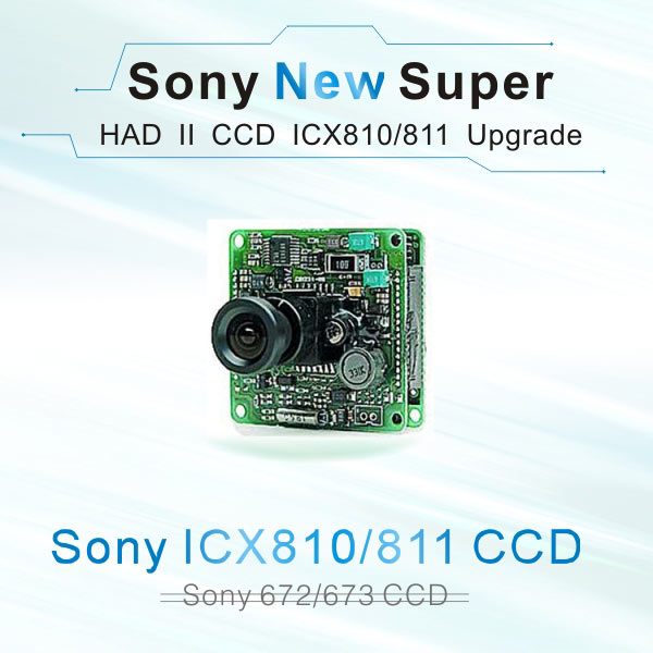 Sony new Super HAD II CCD ICX810/811 Upgrade